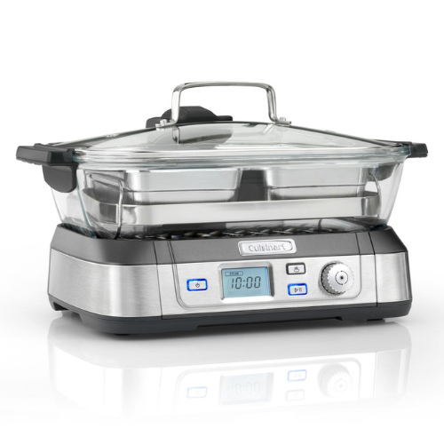 Cuisinart STM1000E Professional Glass Steamer, 5 Litre Capacity,