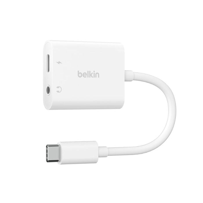 Belkin 3.5mm Audio + USB-C Charge Adapter