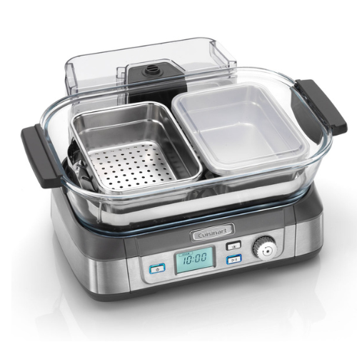 Cuisinart STM1000E Professional Glass Steamer, 5 Litre Capacity,