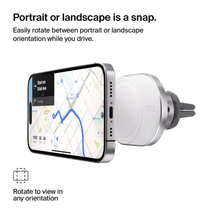 Belkin Magnetic Wireless Car Charger with Qi2 15W