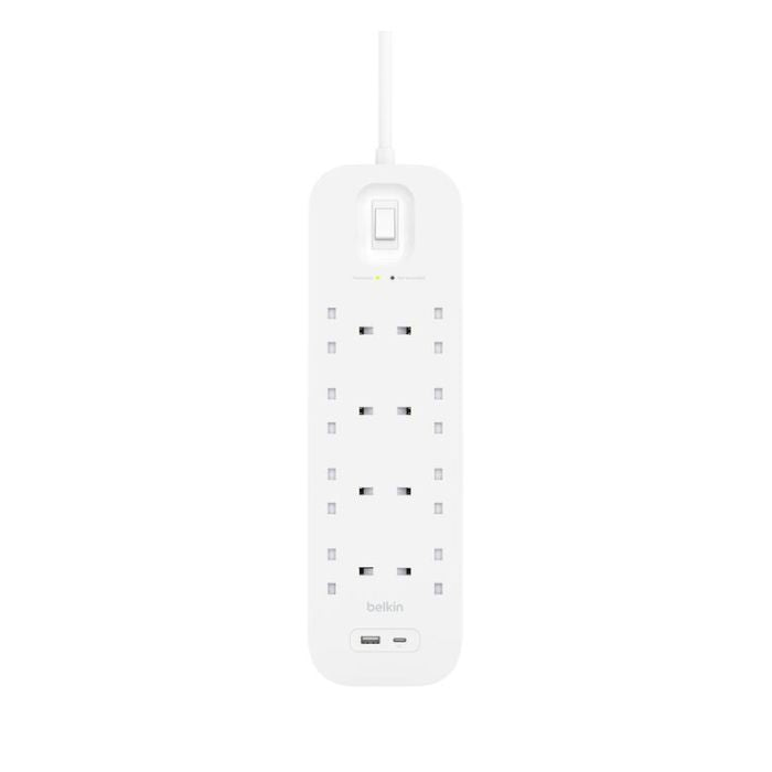 Belkin Surge Protector with USB-C and USB-A Ports 2M
