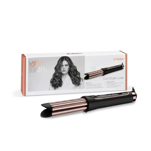 BaByliss Hair Curlers, Up to 200°, 3 Heat Settings, 36mm Barrel