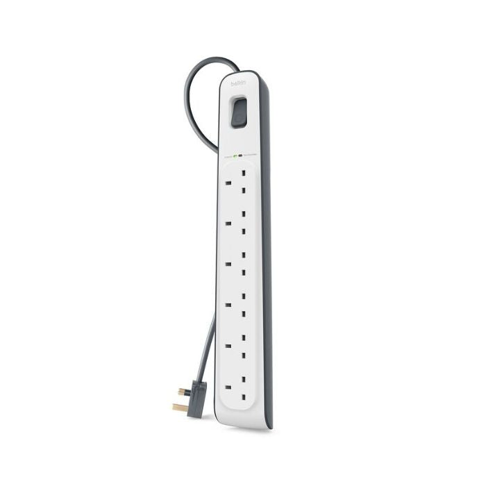 Belkin 6-outlet Surge Protection Strip with 2M Power Cord