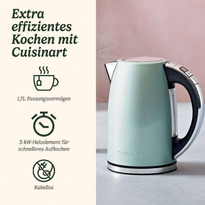 CUSINIART MULTI-TEMP KETTLE 1.7L 1500WATT | CPK17GE