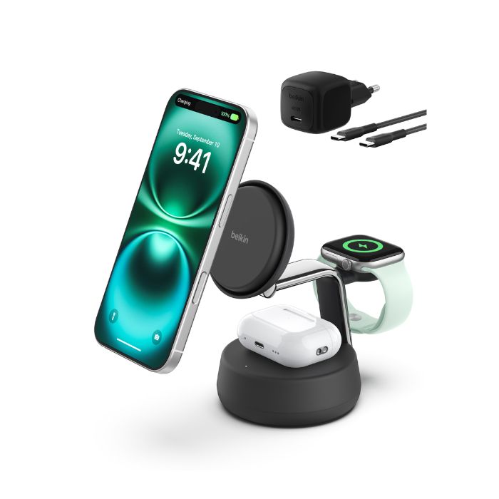 Belkin UltraCharge Pro 3-in-1 Magnetic Charging Dock
