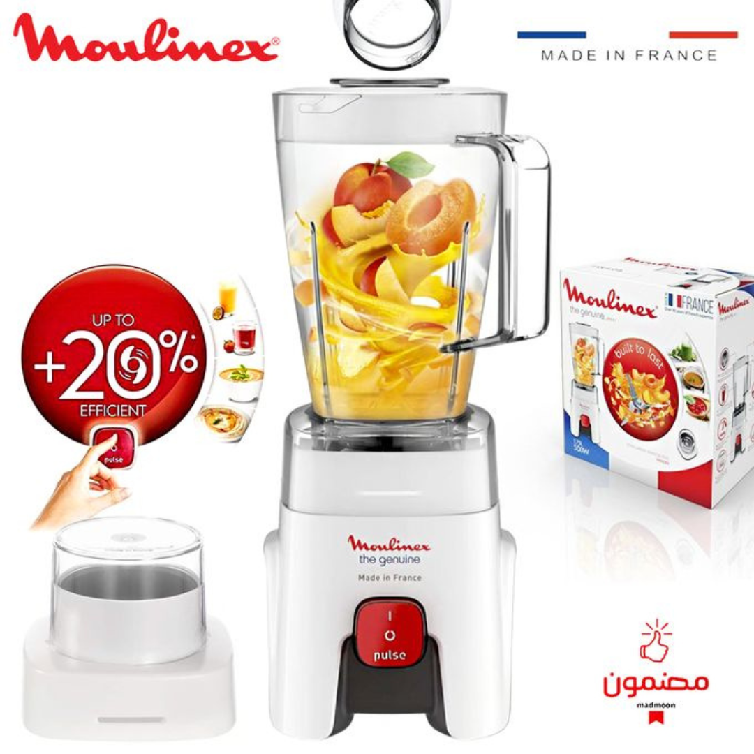 Moulinex Genuine Countertop Blender, 1.75 Liter, 500 Watt,