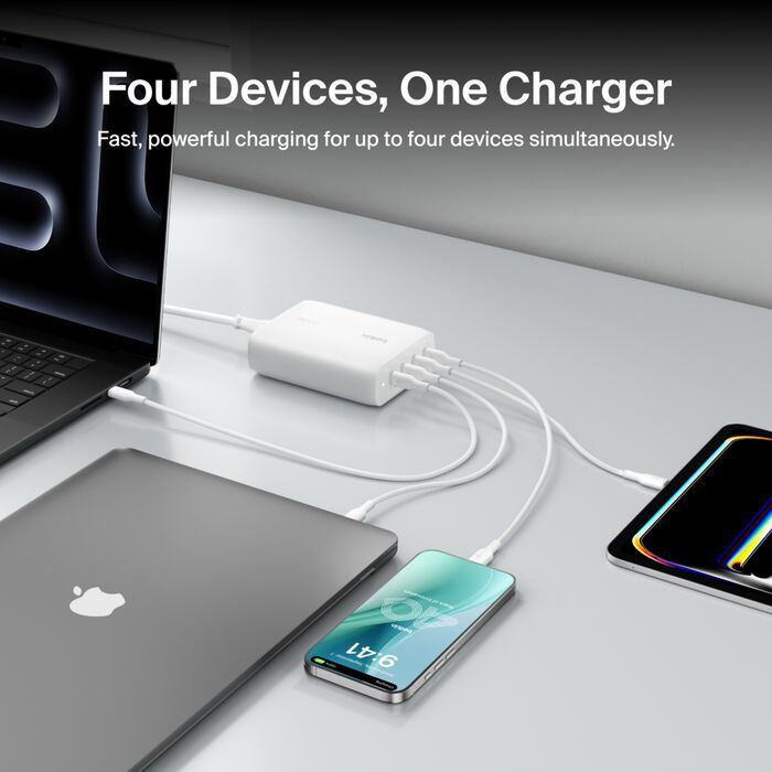 Belkin 200W 4-Port USB-C GaN Charger
