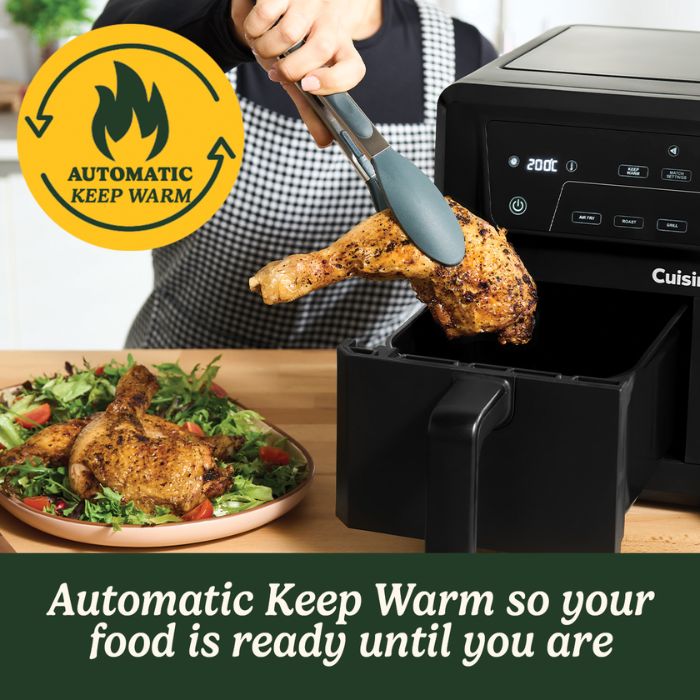 Cuisinart 10,4L DUAL BASKET AIRFRYER 2400W | AFD10XBLE