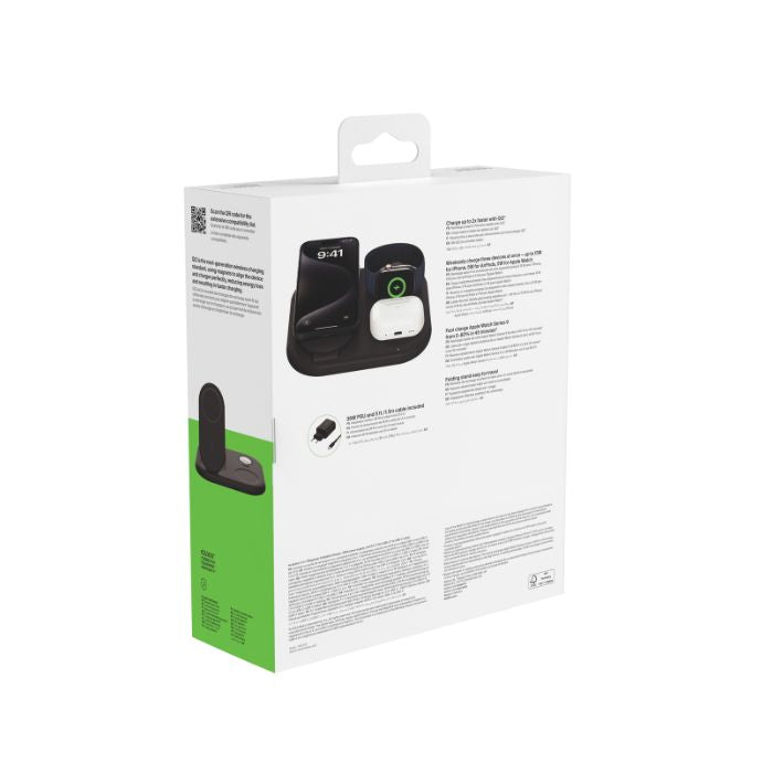 Belkin 3-in-1 Magnetic Foldable Wireless Charger with Qi2 15W