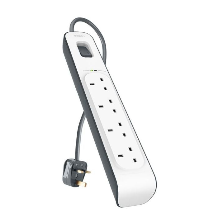 Belkin 4-outlet Surge Protection Strip with 2M Power Cord