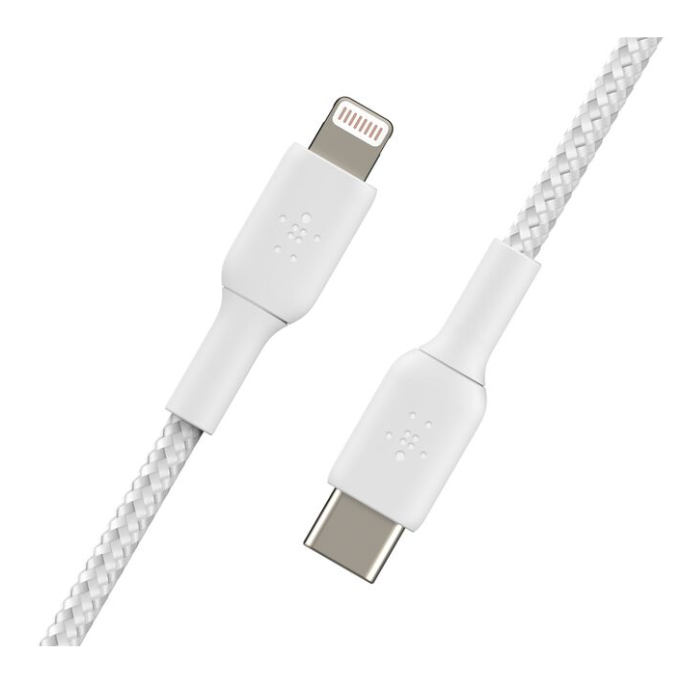 Belkin BoostCharge Pro Braided USB-C to Lightning Cable (1m / CAA004BT1M)