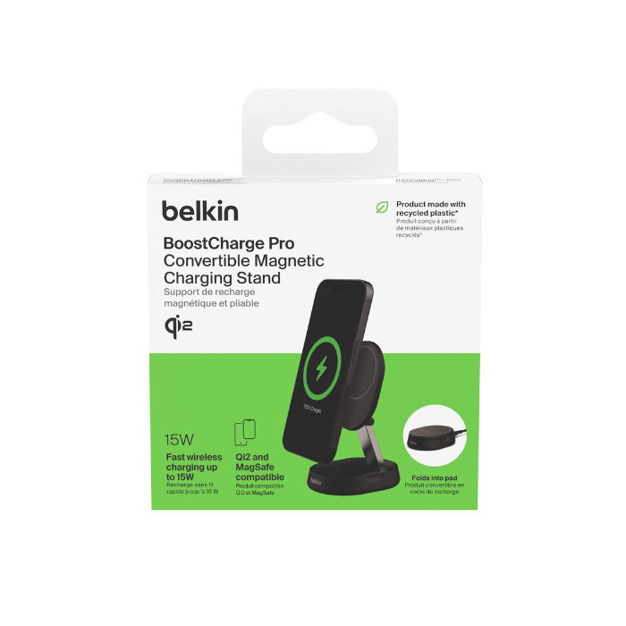 Bellkin Convertible Magnetic Wireless Charging Stand with Qi2 15W