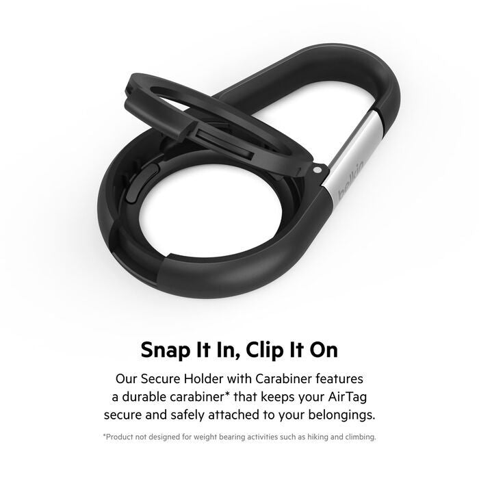 Belkin Secure Holder with Carabiner for AirTag