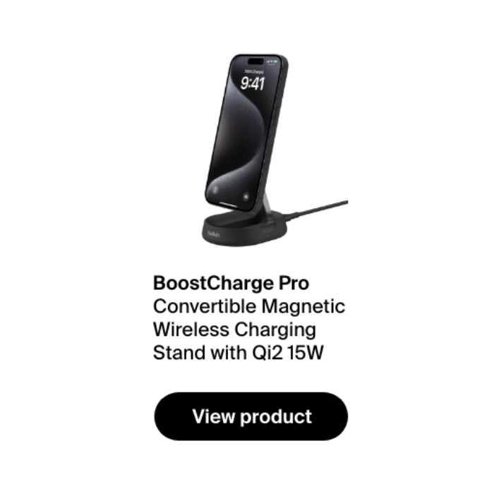 Bellkin Convertible Magnetic Wireless Charging Stand with Qi2 15W