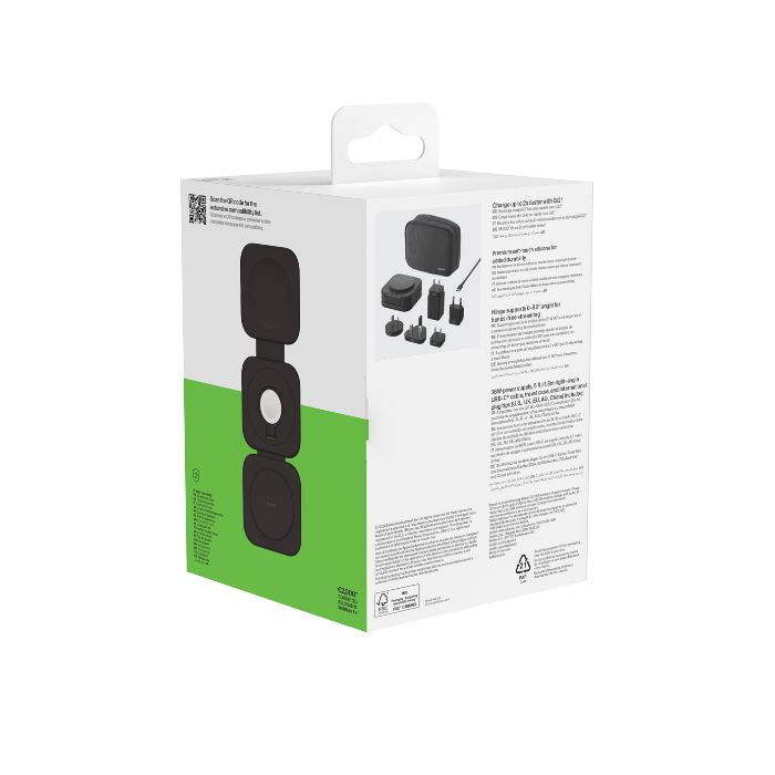 Belkin 3-in-1 Magnetic Wireless Charging Travel Pad with Qi2 15W
