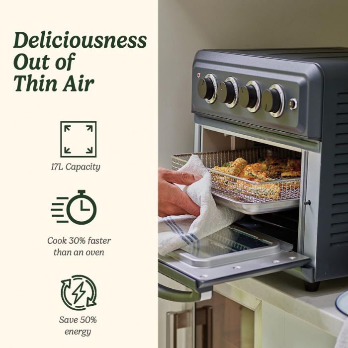 Cuisinart Air Fryer Mini Oven, 7 in 1: Air Fry, Roast, Bake, Grill 17L