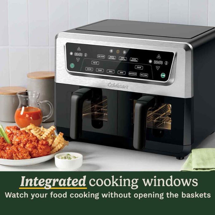 Cuisinart AirTwin XXL Dual-Zone Air Fryer 10.4L 2400W | AFD10XSSE