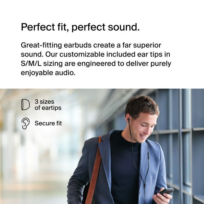 Belkin Wired Earbuds with USB-C Connector