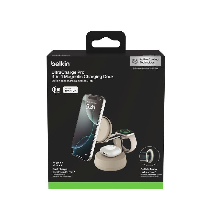 Belkin UltraCharge Pro 3-in-1 Magnetic Charging Dock