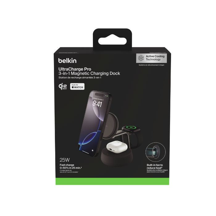 Belkin UltraCharge Pro 3-in-1 Magnetic Charging Dock