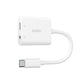 Belkin 3.5mm Audio + USB-C Charge Adapter