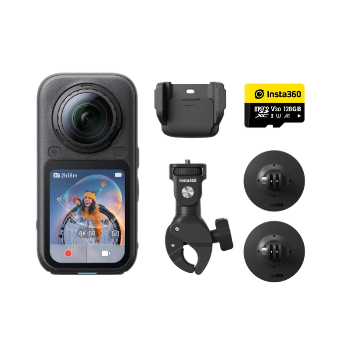 Insta360 X6 360 Camera Motorcycle Bundle | X605