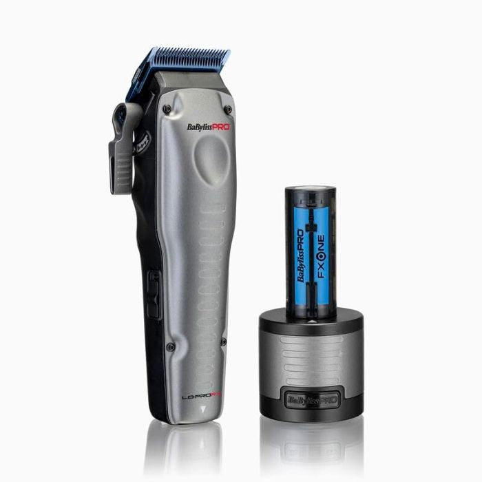 BaBylissPRO FXONE LO-PRO Grey Cordless Hair Clipper FX829SDE