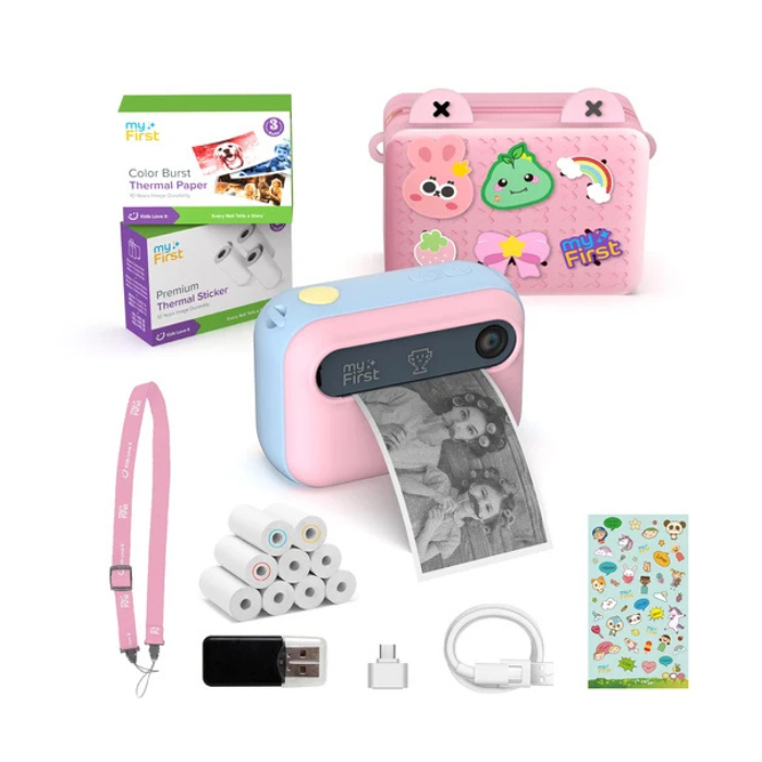 myFirst Camera Insta 20 Bundle for Kids | PINK FC3001BD-CC03