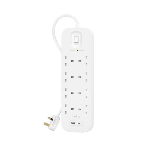 Belkin Surge Protector with USB-C and USB-A Ports 2M