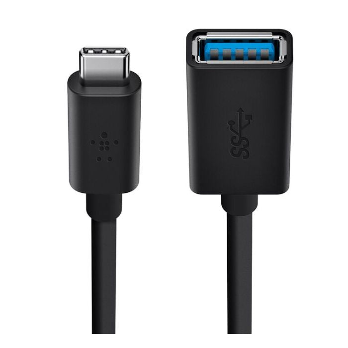 Belkin 3.0 USB-C to USB-A Adapter (USB-C Adapter) F2CU036btBLK | USB Adapters Belkin 3.0 USB-C to USB-A Adapter (USB-C Adapter) F2CU036btBLK | USB Adapters