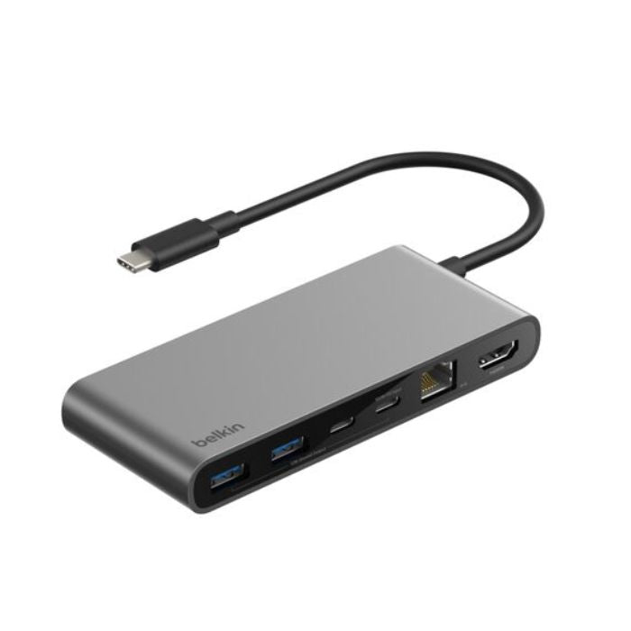 Belkin 5-Port USB-C Hub with Dual USB-C Ports | Hub Belkin 5-Port USB-C Hub with Dual USB-C Ports | Hub