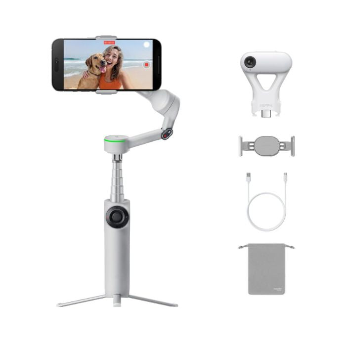 Insta360 Flow 2 Pro AI Tracker Bundle - Grey - INST-CINSABQB-AIGRY | stabilizer Insta360 Flow 2 Pro AI Tracker Bundle - Grey - INST-CINSABQB-AIGRY | stabilizer