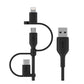 Universal Cable 15W (USB-A cable with USB-C,® Micro-USB and Lightning connectors)