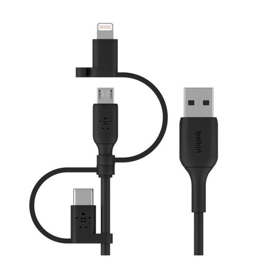 Universal Cable 15W (USB-A cable with USB-C,® Micro-USB and Lightning connectors)