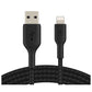 Belkin Braided Lightning to USB-A Cable (1m Black)