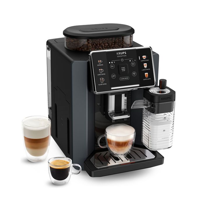 Krups Sensation Milk EA912B10 Super-Automatic Coffee Machine | Espresso Machines Krups Sensation Milk EA912B10 Super-Automatic Coffee Machine | Espresso Machines