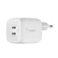 Belkin 45W Dual USB-C Wall Charger, PD 3.0 Fast Charging