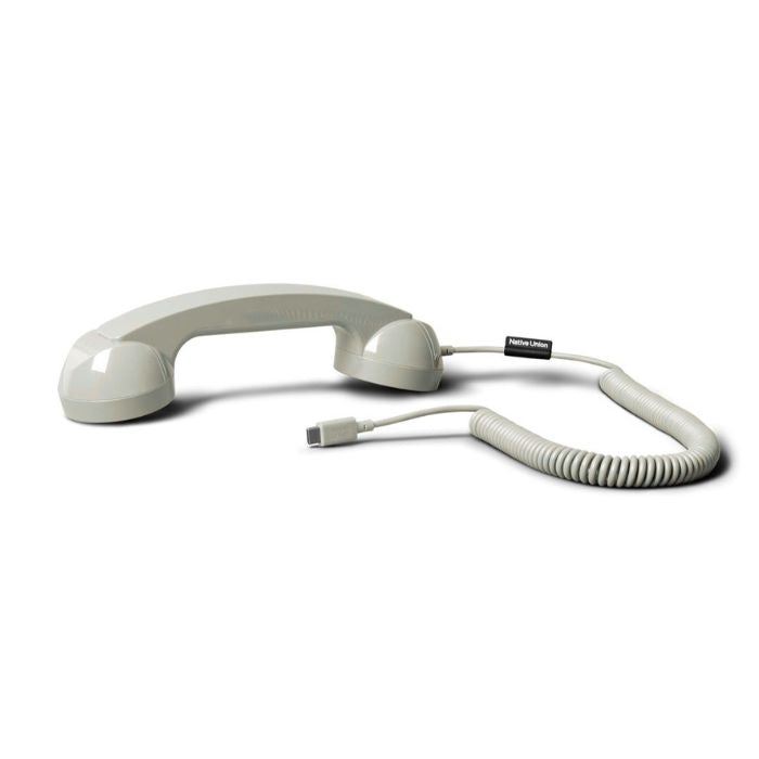 Native Union Pop Phone Alarm Retro Handset USB-C - NU-POP-P-SAN | Phone Handset