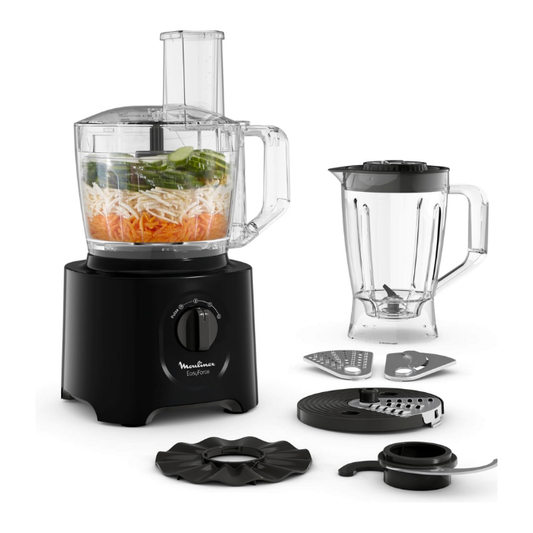 MOULINEX Easy Force, Food Processor and Blender, 6 Attachments, 25 Functions