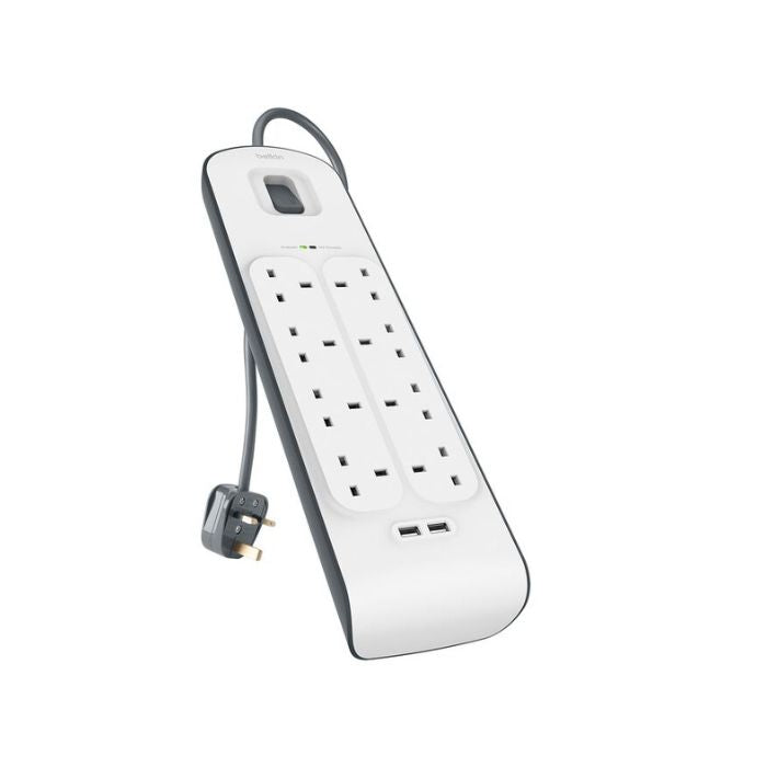 Belkin 2.4 Amp USB Charging 8-outlet Surge Protection Strip 2M BSV804af2M