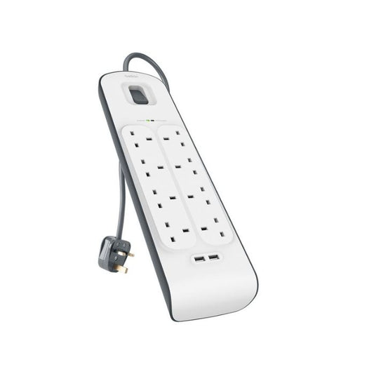 Belkin 2.4 Amp USB Charging 8-outlet Surge Protection Strip 2M BSV804af2M
