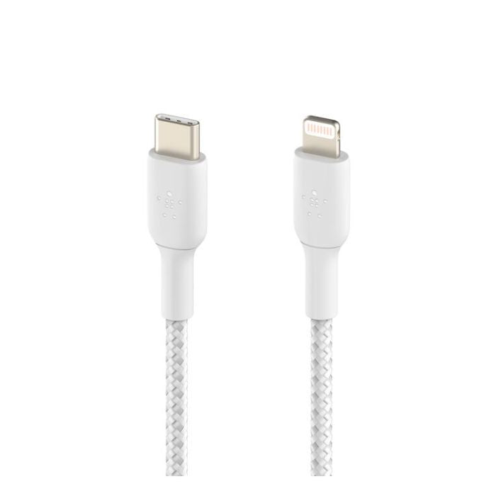 Belkin Braided USB-C to Lightning Cable 2M CAA004bt2MBK