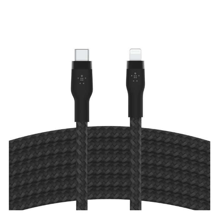 Belkin USB-C Cable with Lightning Connector 3M CAA011bt3MBK | USB Cable Belkin USB-C Cable with Lightning Connector 3M CAA011bt3MBK | USB Cable