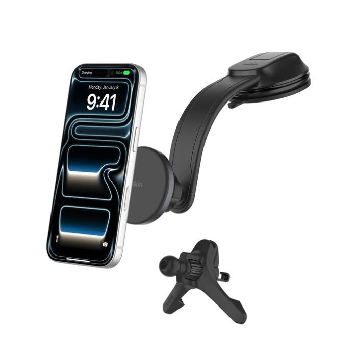 Belkin Magnetic Wireless Charging Car Vent and Dash Mount | Wireless Chargers