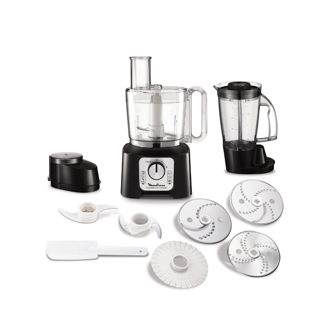 MOULINEX DOUBLE FORCE COMPACT FOOD PROCESSOR 29FUNCTIONS 800W | Moulinex Food Processor MOULINEX DOUBLE FORCE COMPACT FOOD PROCESSOR 29FUNCTIONS 800W | Moulinex Food Processor