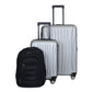 Princess Traveller Suitcases Silver Color, 3 Pieces
