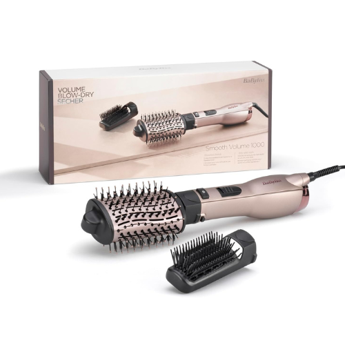 BaByliss Smooth Volume 1000 Heat Brush 1000W AS90PSDE