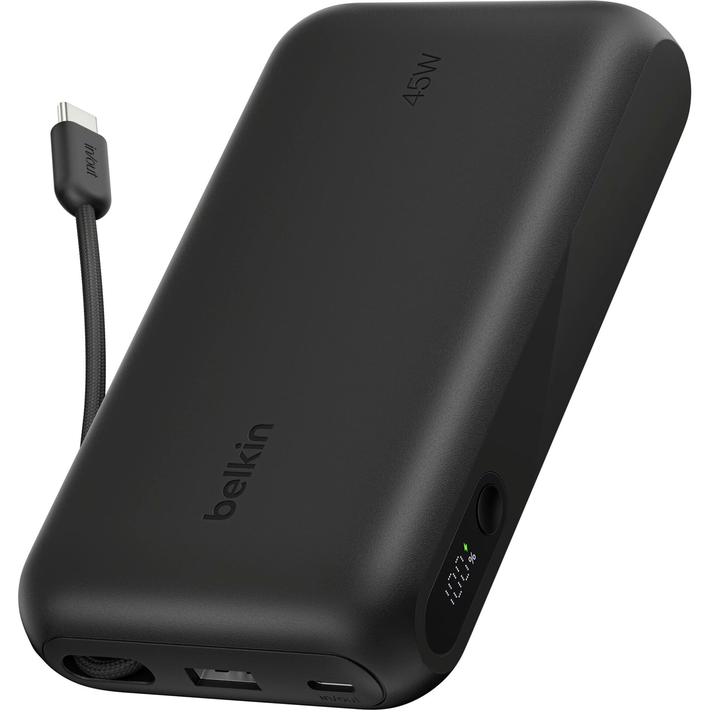 Belkin Power Bank 20K with Integrated Cable and Display