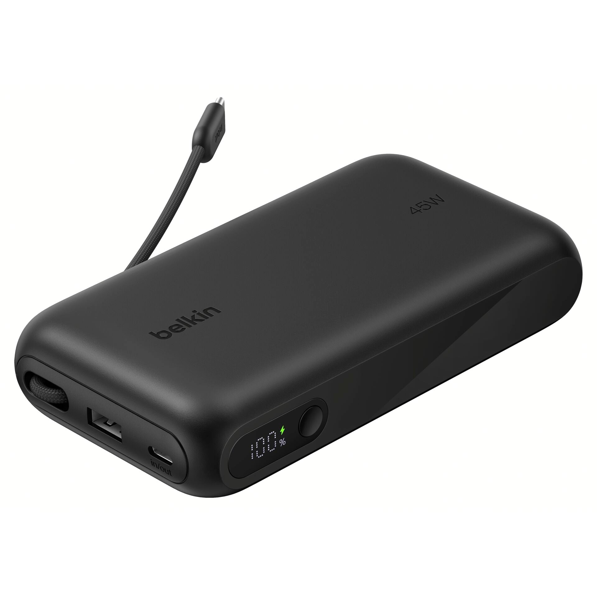Belkin Power Bank 20K with Integrated Cable and Display