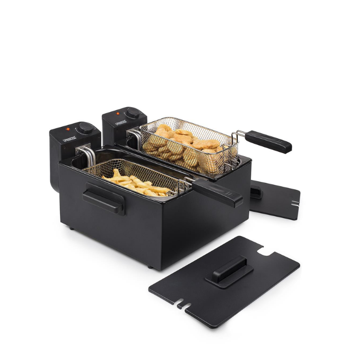 Princess Double Black Deep Fryer